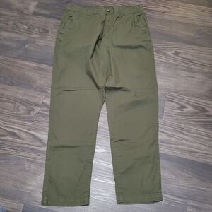 Eddie Bauer Men's Khaki Chinos XL Green